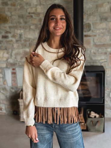 Pull Mayline - Crème