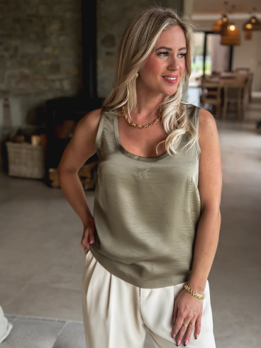 Blouse Lélya - Kaki