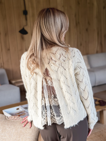 Pull Loubiana - Ecru