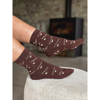 Chaussettes Maliana - Chocolat