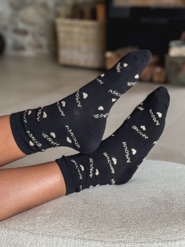 Chaussettes Maliana - Noir