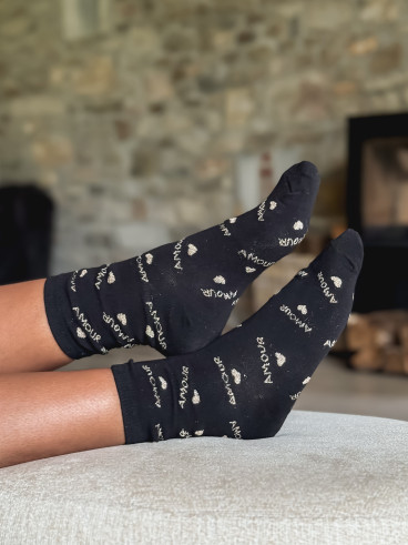 Chaussettes Maliana - Noir