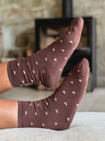 Chaussettes Alexiana - Chocolat