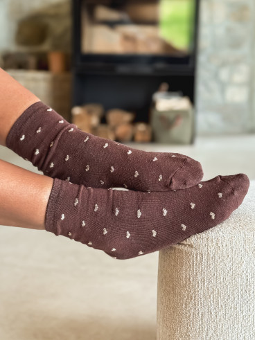 Chaussettes Alexiana - Chocolat