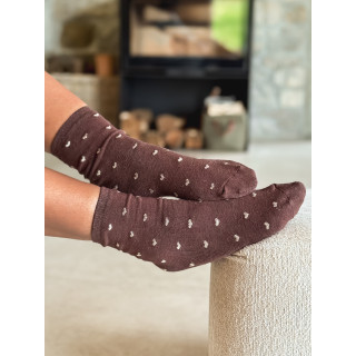 Chaussettes Alexiana - Chocolat