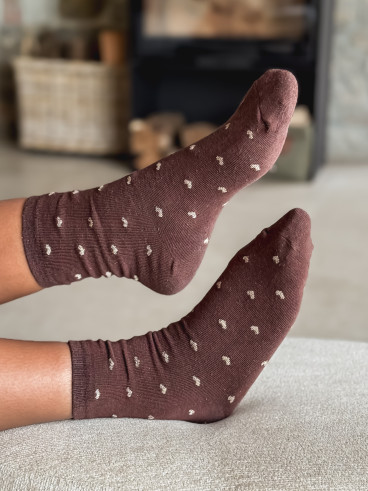 Chaussettes Alexiana - Chocolat