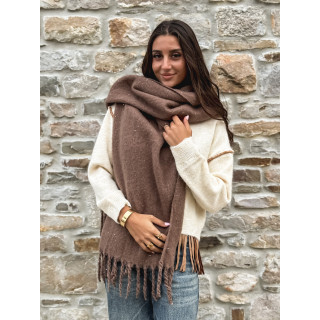 Écharpe pailletée Mariane - Taupe