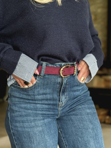Ceinture Marwa - Bordeaux Ceinture Marwa - Bordeaux