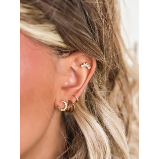 Boucles d'oreilles Tiliana - Doré