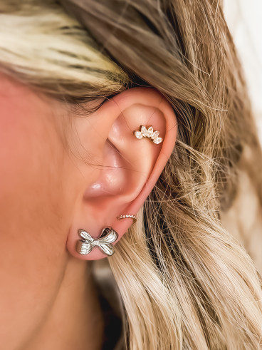 Boucles d'oreilles Mickaëlla - Argenté