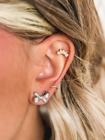 Boucles d'oreilles Mickaëlla - Argenté