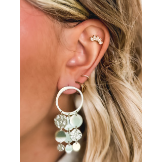 Boucles d'oreilles Magdalena - Argenté