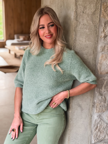 Pull Romana - Céladon