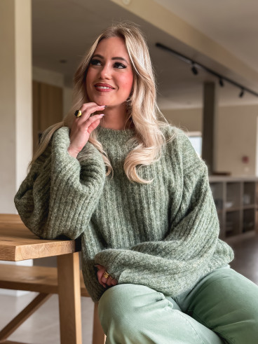 Pull Serlana - Kaki Pull Serlana - Kaki