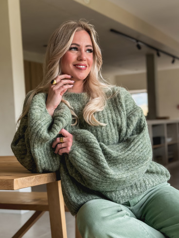 Pull Serlana - Kaki Pull Serlana - Kaki