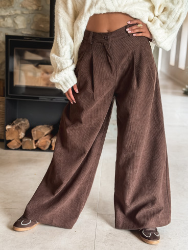 Pantalon Kelley - Marron