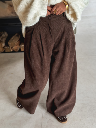 Pantalon Kelley - Marron
