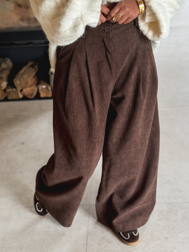 Pantalon Kelley - Marron