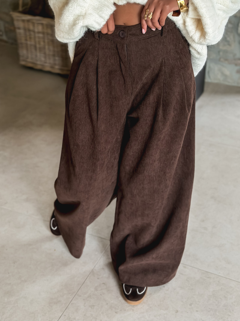 Pantalon Kelley - Marron
