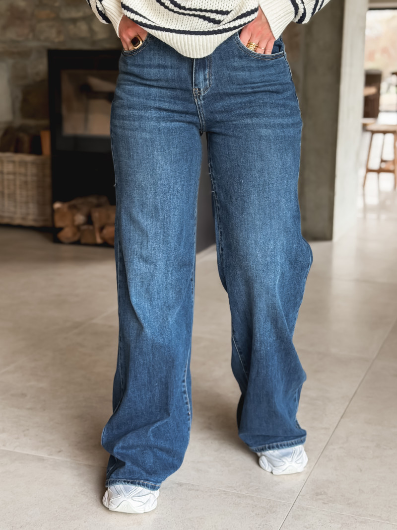 Jeans Selma - Bleu foncé Jeans Selma - Bleu foncé