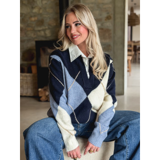 Pull Délia - Bleu marine