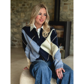 Pull Délia - Bleu marine
