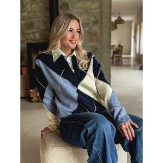 Pull Délia - Bleu marine