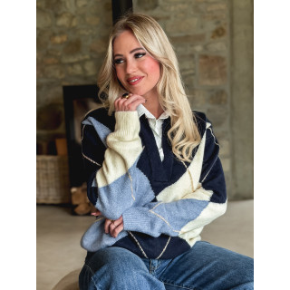 Pull Délia - Bleu marine