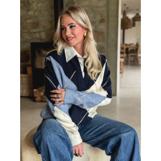 Pull Délia - Bleu marine