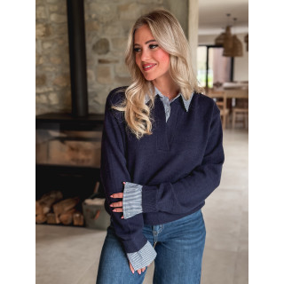 Pull Oria - Bleu marine
