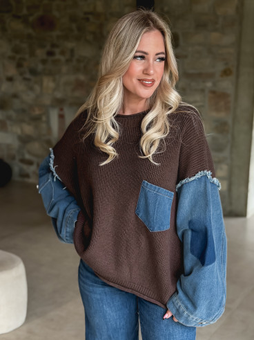 Pull Martika - Chocolat Pull Martika - Chocolat