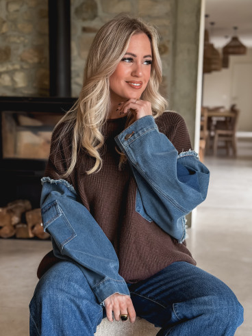 Pull Martika - Chocolat Pull Martika - Chocolat