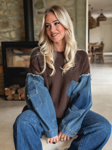 Pull Martika - Chocolat Pull Martika - Chocolat