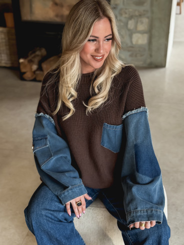 Pull Martika - Chocolat Pull Martika - Chocolat