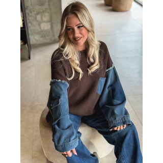 Pull Martika - Chocolat