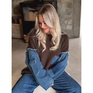 Pull Martika - Chocolat