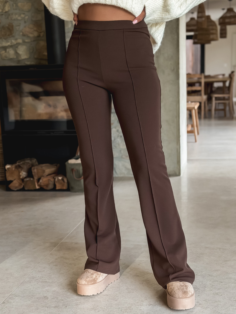 Pantalon Laorine - Chocolat