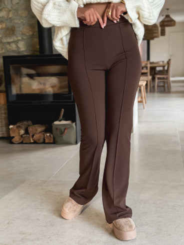 Pantalon Laorine - Chocolat