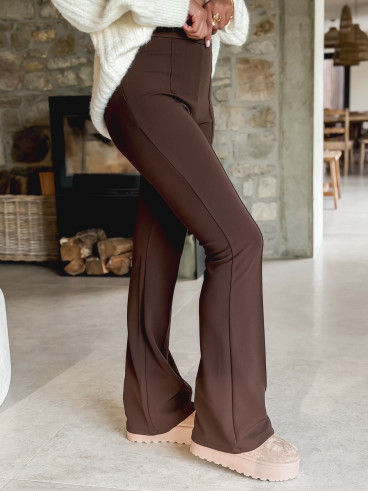Pantalon Laorine - Chocolat