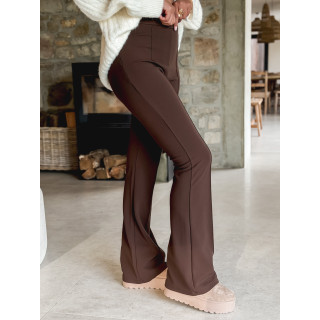 Pantalon Laorine - Chocolat