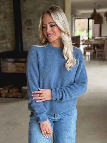 Pull Océane - Bleu jeans Pull Océane - Bleu jeans