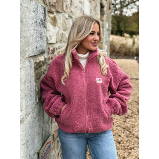 Gilet teddy Pinta - Vieux rose