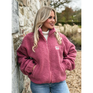 Gilet teddy Pinta - Vieux rose