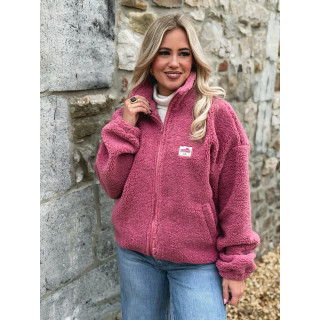 Gilet teddy Pinta - Vieux rose