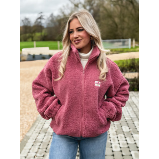 Gilet teddy Pinta - Vieux rose