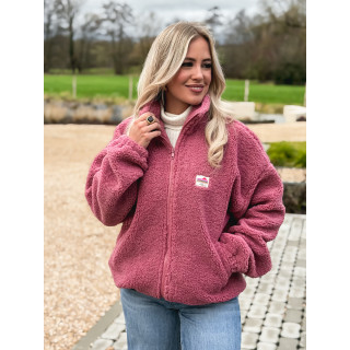 Gilet teddy Pinta - Vieux rose