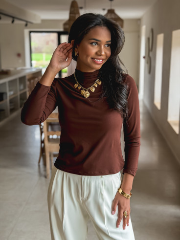 Blouse Malia - Chocolat