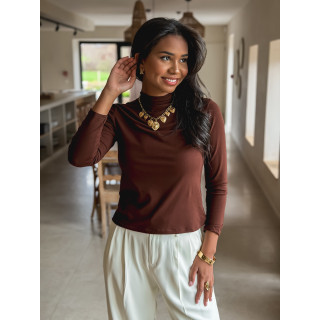 Blouse Malia - Chocolat