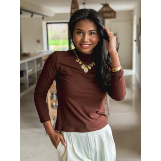 Blouse Malia - Chocolat