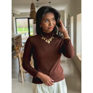 Blouse Malia - Chocolat